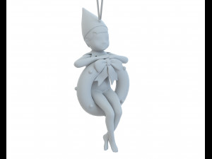 Elf Christmas Tree Toy 3D Model