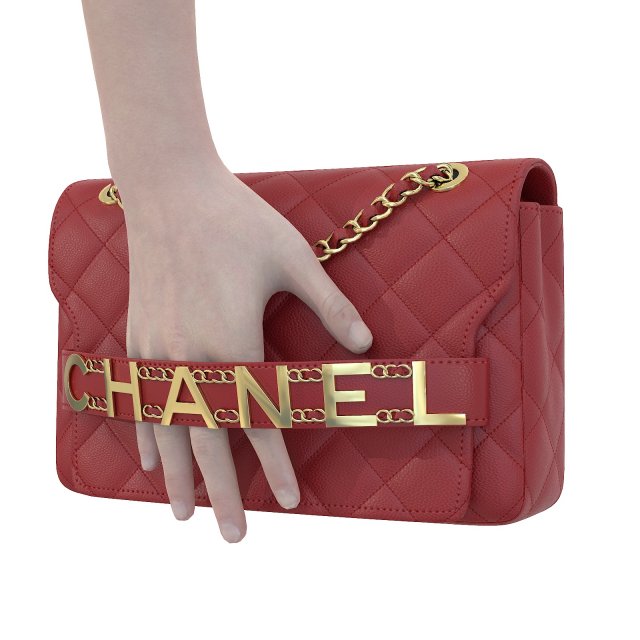 Chanel front new arrivals logo flap bag