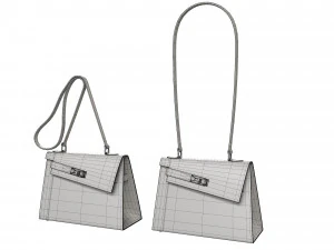 Kelly Sellier 20 en Desordre Gray 3D Model