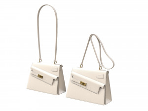 Kelly Sellier 20 en Desordre White Modelo 3D