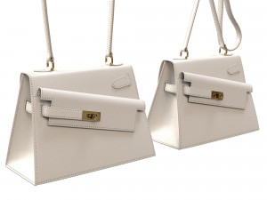 Kelly Sellier 20 en Desordre White Modelo 3D