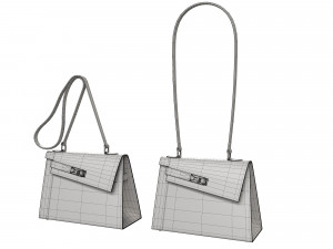 Kelly Sellier 20 en Desordre White Modelo 3D