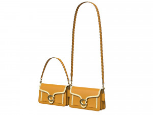 Tabby Ornament Shoulder Bag Yellow 3D 模型