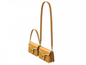Tabby Ornament Shoulder Bag Yellow 3D 模型