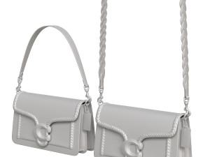 Tabby Ornament Shoulder Bag Yellow 3D 模型
