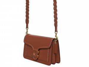 Tabby Ornament Shoulder Bag Brown Modelo 3D