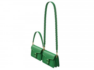 Tabby Ornament Shoulder Bag Brown 3D Model