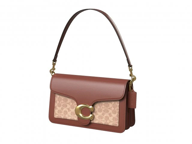 Tabby Shoulder Bag Brown 3D Model .c4d .max .obj .3ds .fbx .stl .blend 