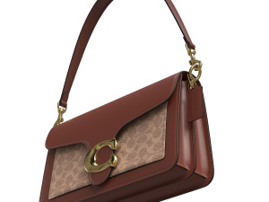 Tabby Shoulder Bag Brown 3D-Modell