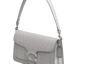 Tabby Shoulder Bag Brown 3D Model