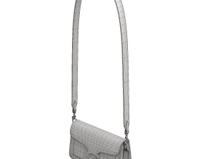 Tabby Shoulder Bag Brown 3D-Modell