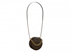 Bag Round Earth Big Logo Black 3D Model