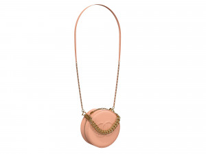 Bag Round Earth Big Logo Cream Model 3D