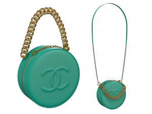 Chanel Bag Round Earth Big Logo Green Modele 3D in Vetements 3DExport