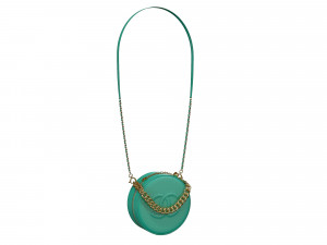 Bag Round Earth Big Logo Green 3D 모델