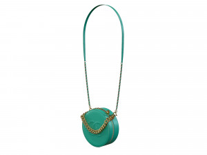 Bag Round Earth Big Logo Green 3D 모델