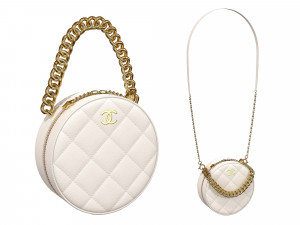 Bag Round Earth Big Logo White 3D Model