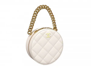 Bag Round Earth Big Logo White 3D Model