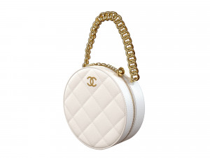 Bag Round Earth Big Logo White Modelo 3D