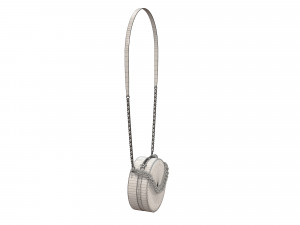 Bag Round Earth Big Logo White Modelo 3D