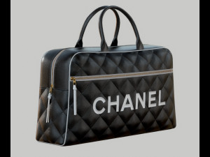 Vintage Logo Leather Handbag 3D मॉडल