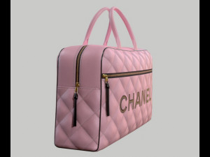 Vintage Logo Leather Handbag 3D मॉडल