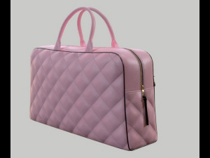 Vintage Logo Leather Handbag 3D मॉडल