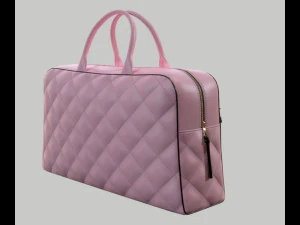 Vintage Logo Leather Handbag 3D Model