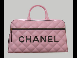 Vintage Logo Leather Handbag 3D मॉडल