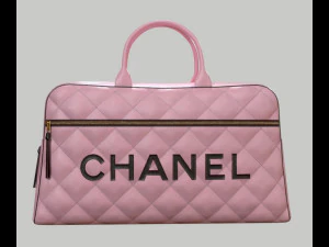 Vintage Logo Leather Handbag 3D Model