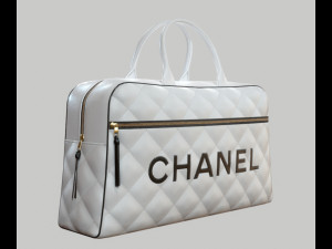 Vintage Logo Leather Handbag 3D मॉडल