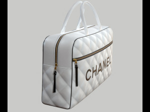 Vintage Logo Leather Handbag 3D मॉडल