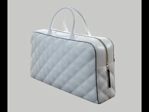Vintage Logo Leather Handbag 3D Model