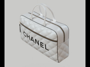 Vintage Logo Leather Handbag 3D मॉडल