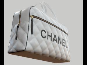 Vintage Logo Leather Handbag 3D मॉडल