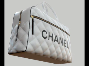Vintage Logo Leather Handbag 3D Model