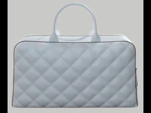 Vintage Logo Leather Handbag 3D Model