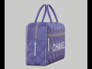 Vintage Logo Leather Handbag 3D मॉडल