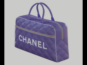 Vintage Logo Leather Handbag 3D मॉडल