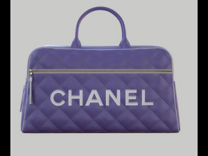 Vintage Logo Leather Handbag 3D मॉडल