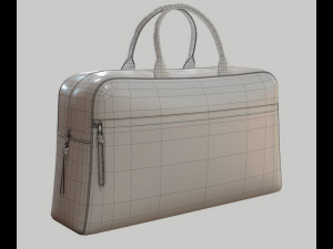 Vintage Logo Leather Handbag 3D मॉडल