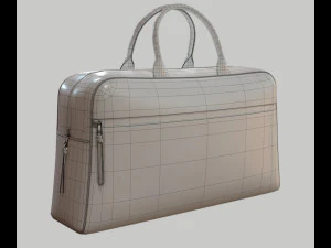 Vintage Logo Leather Handbag 3D Model