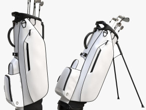 Golf Bag Vessel Player IV Pro White 3D Модель