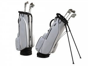 Golf Bag Vessel Player IV Pro White 3D Модель