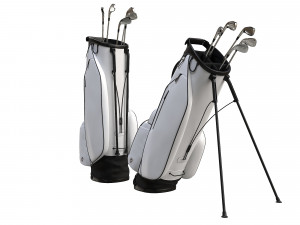 Golf Bag Vessel Player IV Pro White 3D Модель