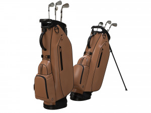 Golf Bag Vessel Player IV Pro Brown 3D Model