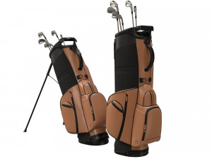 Golf Bag Vessel Player IV Pro Brown 3D Model