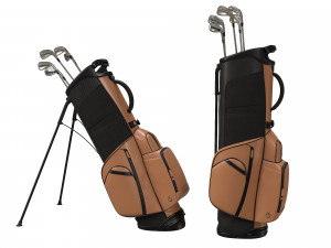 Golf Bag Vessel Player IV Pro Brown 3D Model