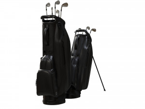 Golf Bag Vessel Player IV Pro Black 3D Модель