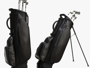Golf Bag Vessel Player IV Pro Black 3D Model